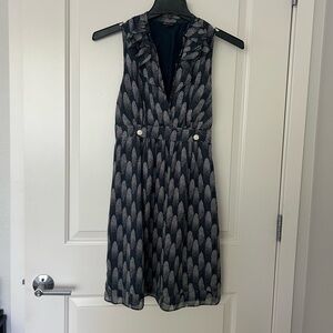 Charlotte Ronson vintage style navy dress